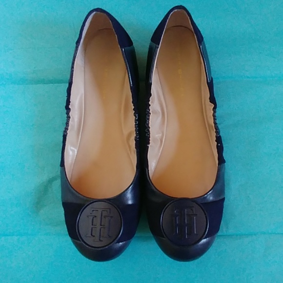 tommy hilfiger flat shoes